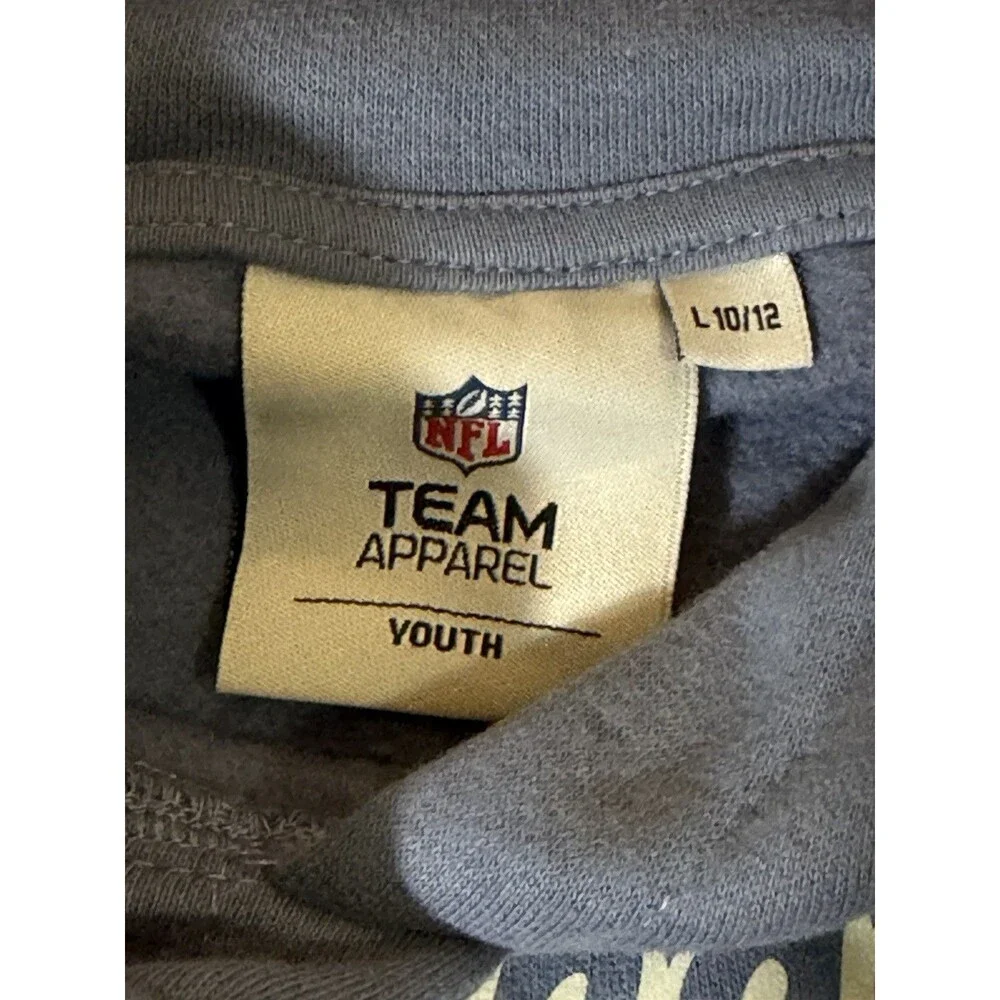 NWT Los Angeles Rams Hoodie Youth Large 10/12 Blue NFL Team Apparel